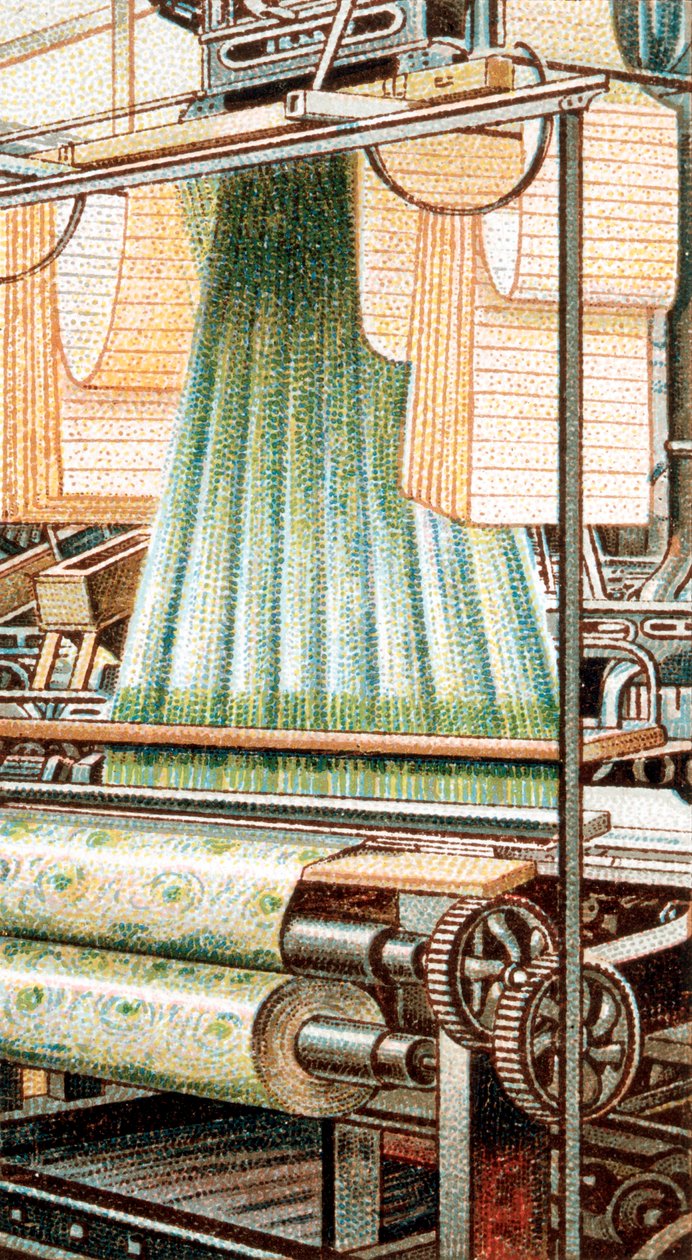 A Jacquard Loom by Unbekannt
