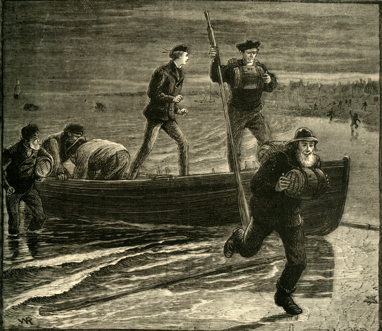 A Smuggling Expedition, 1881 by Unbekannt