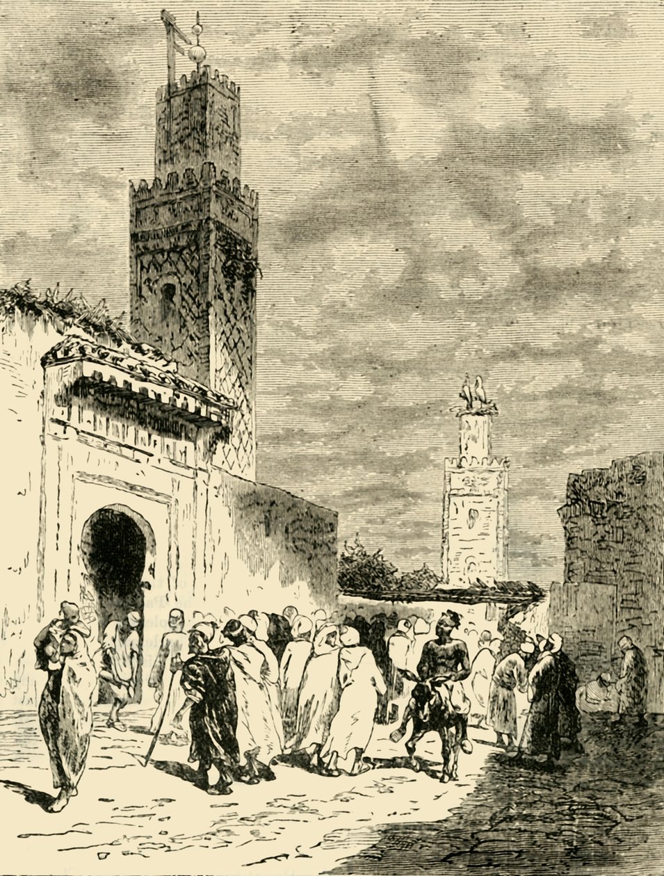 A Street in Fez by Unbekannt