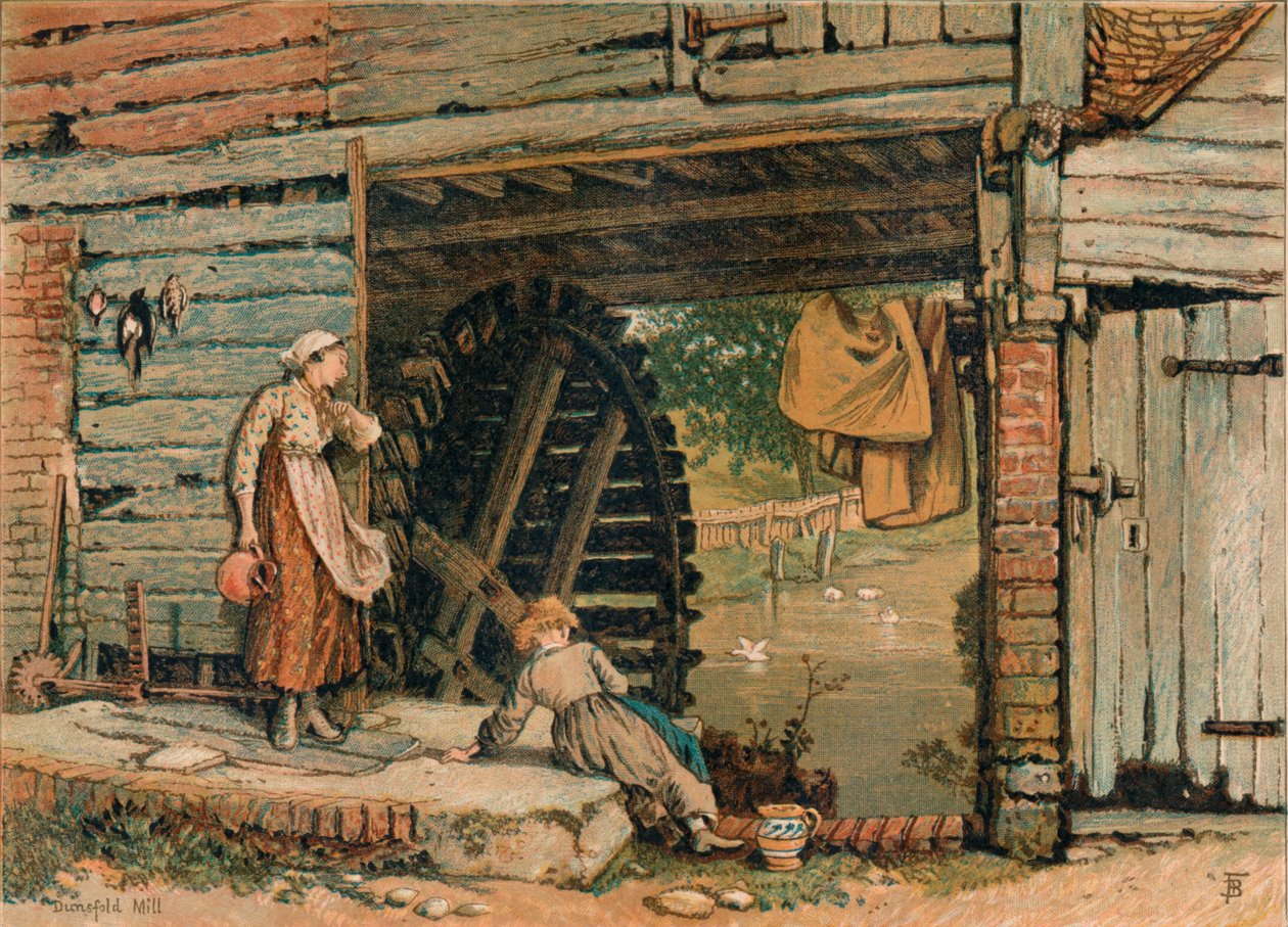 A Surrey Water-Mill by Unbekannt