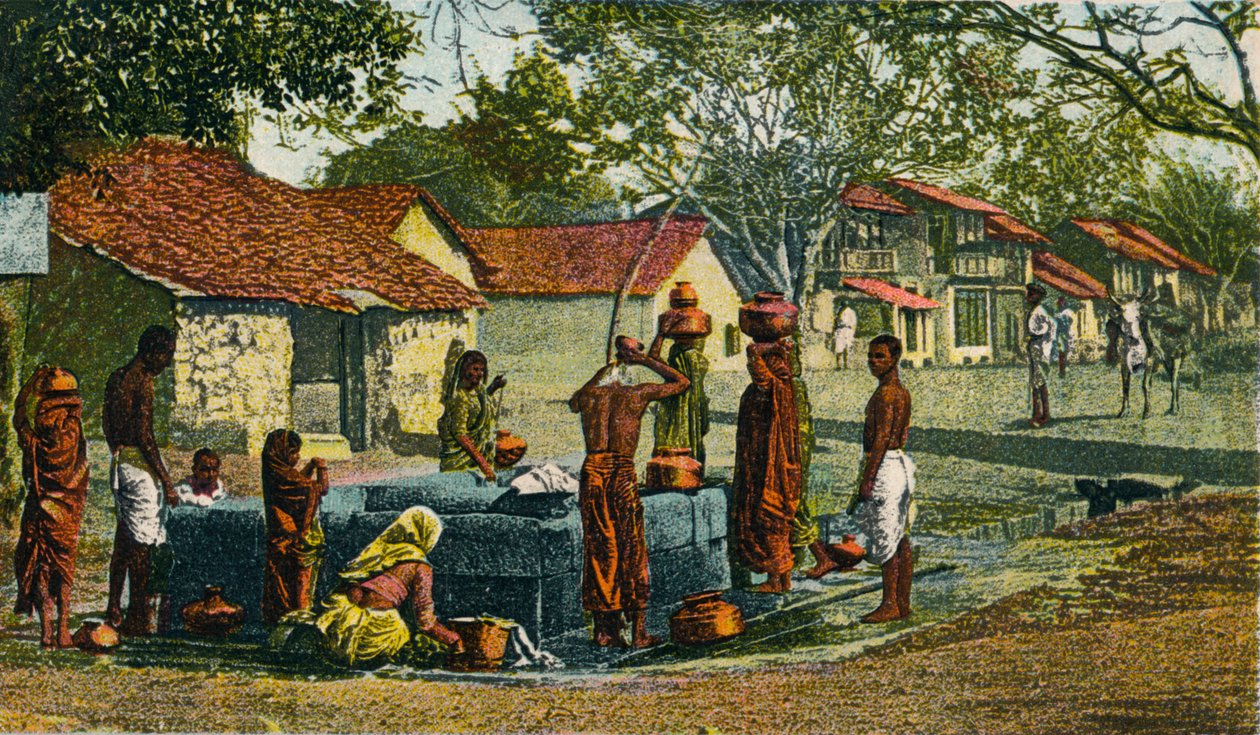 A Village in Bombay Presidency, 1906 by Unbekannt