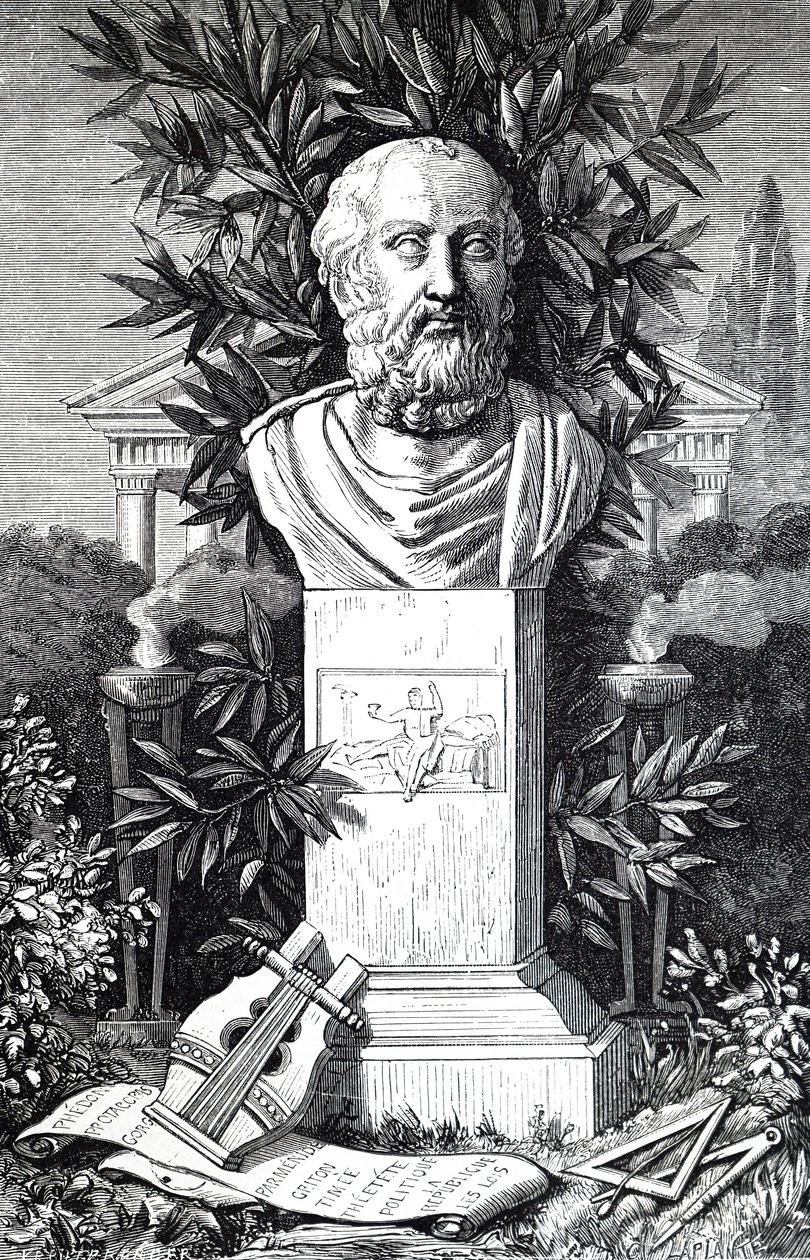 A Bust of Plato by Unbekannt