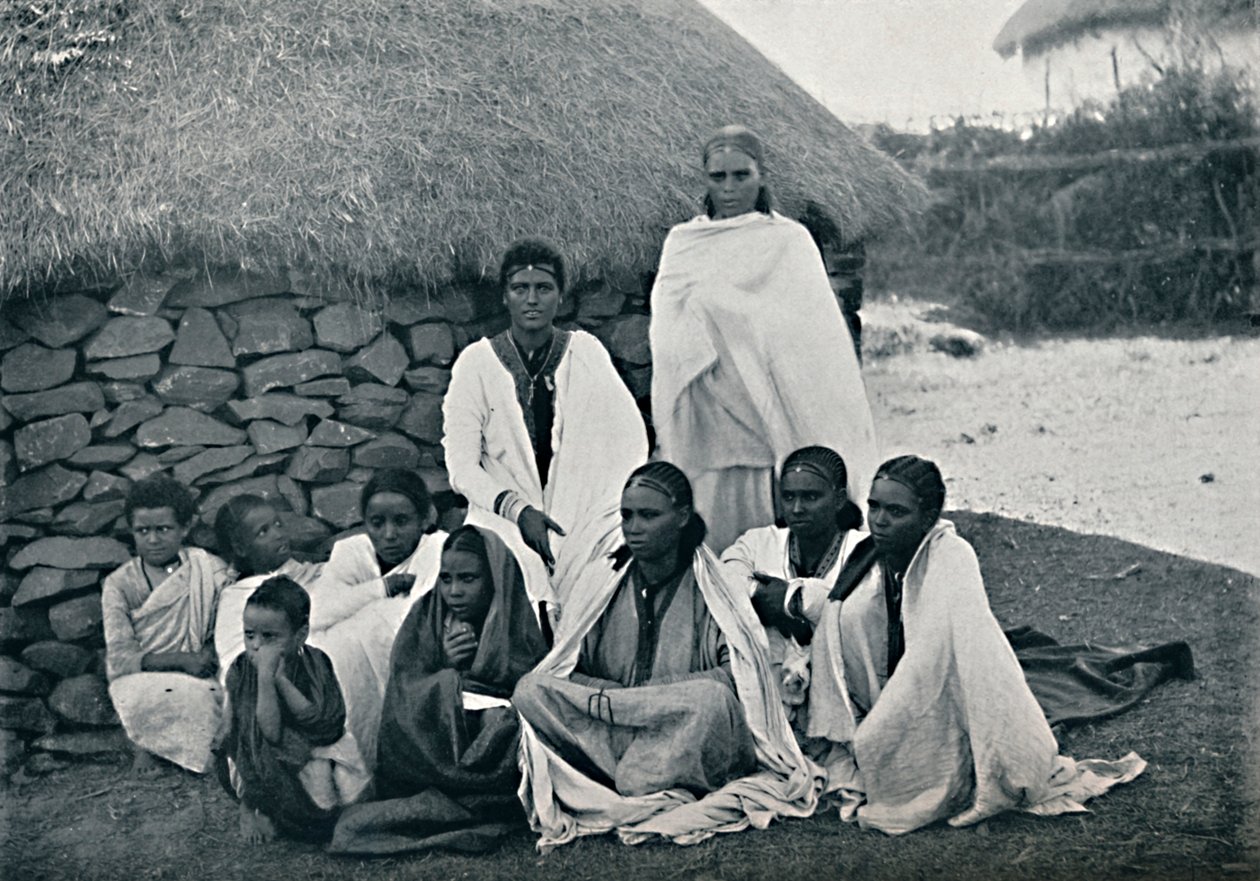 A Group of Abyssinians by Unbekannt