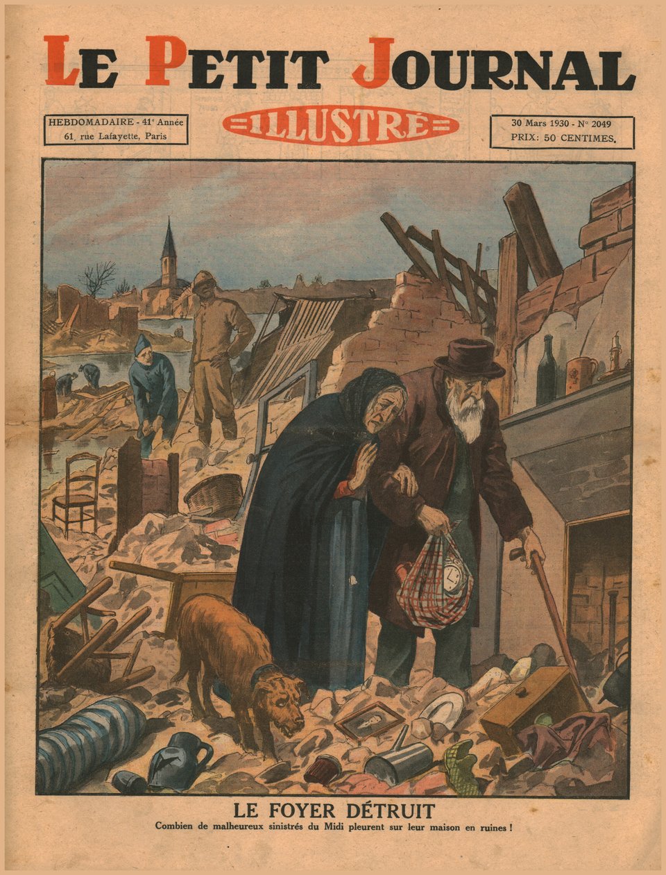 A Home Destroyed by Unbekannt