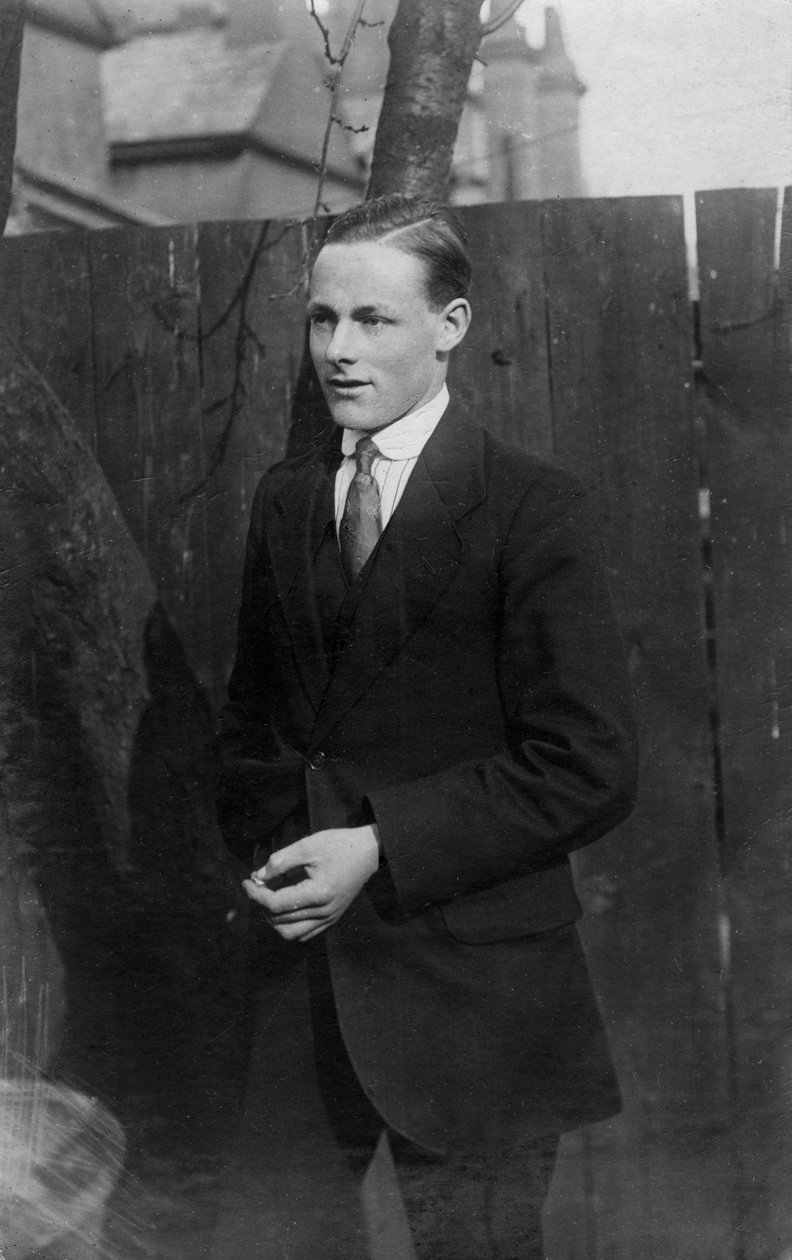 A Man in a Suit by Unbekannt