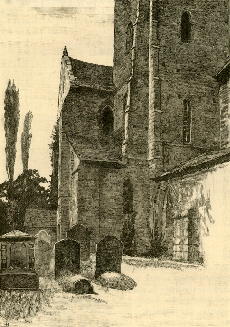 Abbey Dore Church - Exterior, 1898 by Unbekannt