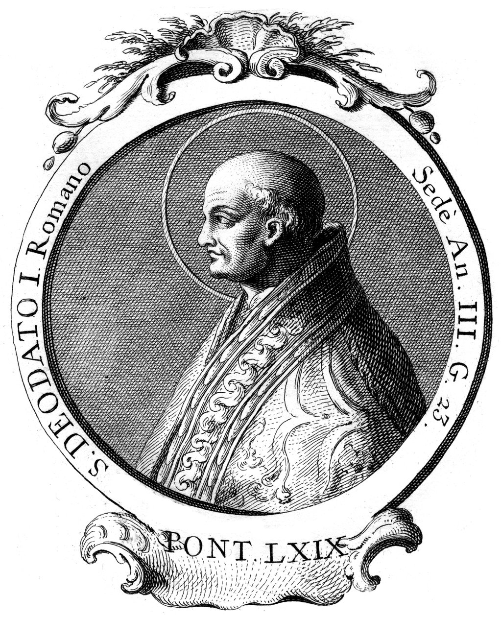 Adeodatus I, Pope of the Catholic Church by Unbekannt