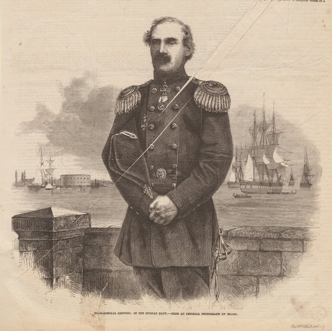 Admiral Stepan Stepanovich Lesovsky 1816-1866 by Unbekannt