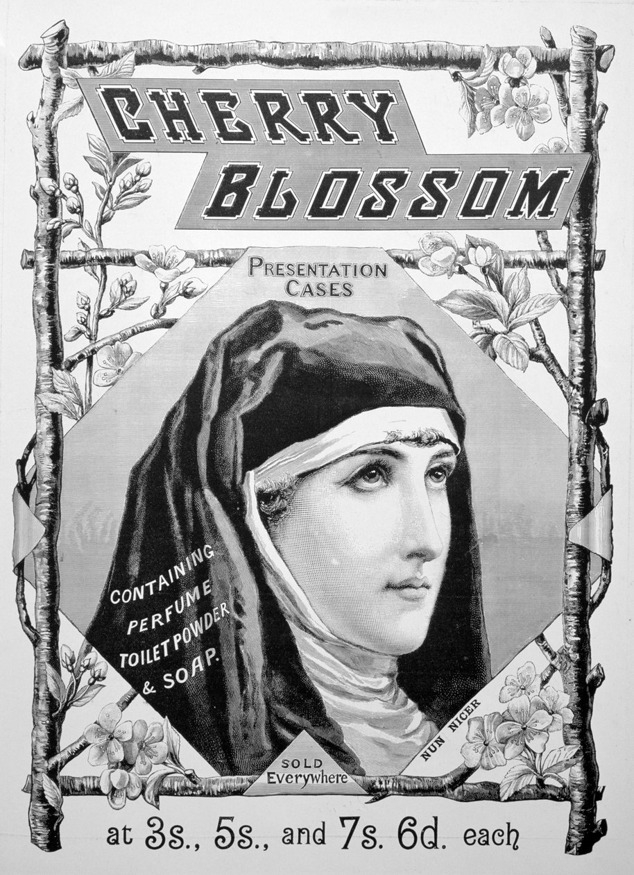 Advert for Cherry Blossom Toiletries by Unbekannt