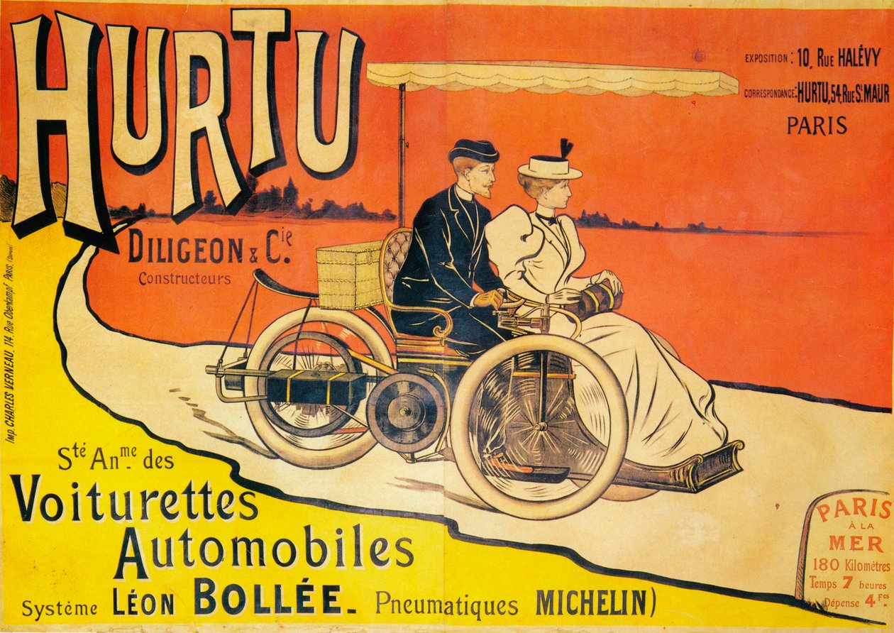 Advertisement for Hurtu Cars by Unbekannt