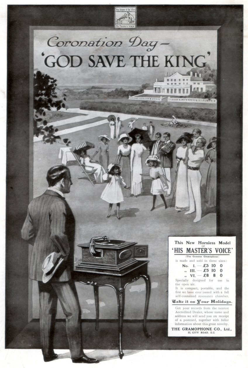 Advertisement for the Gramophone and Co. Ltd by Unbekannt