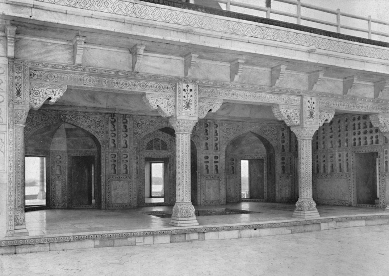 Agra. A Room in the Jasmine Tower by Unbekannt