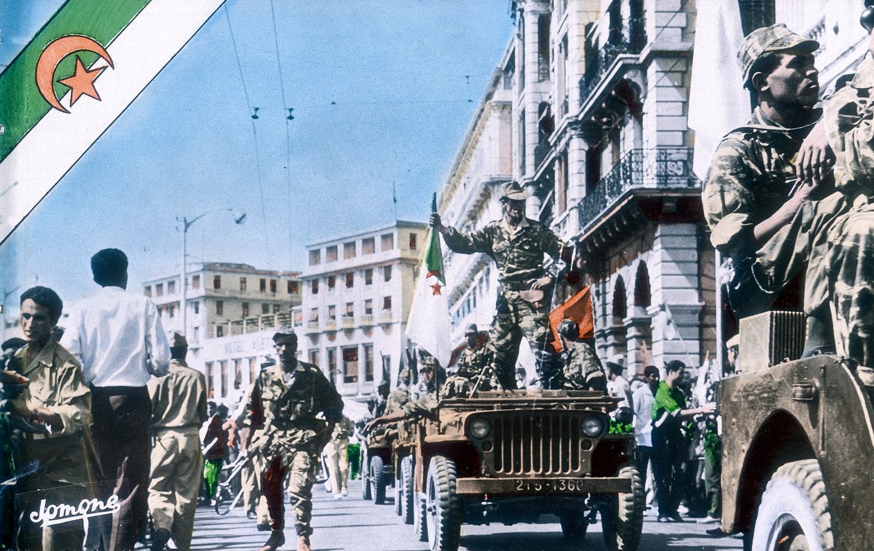 Algerian independence from France by Unbekannt