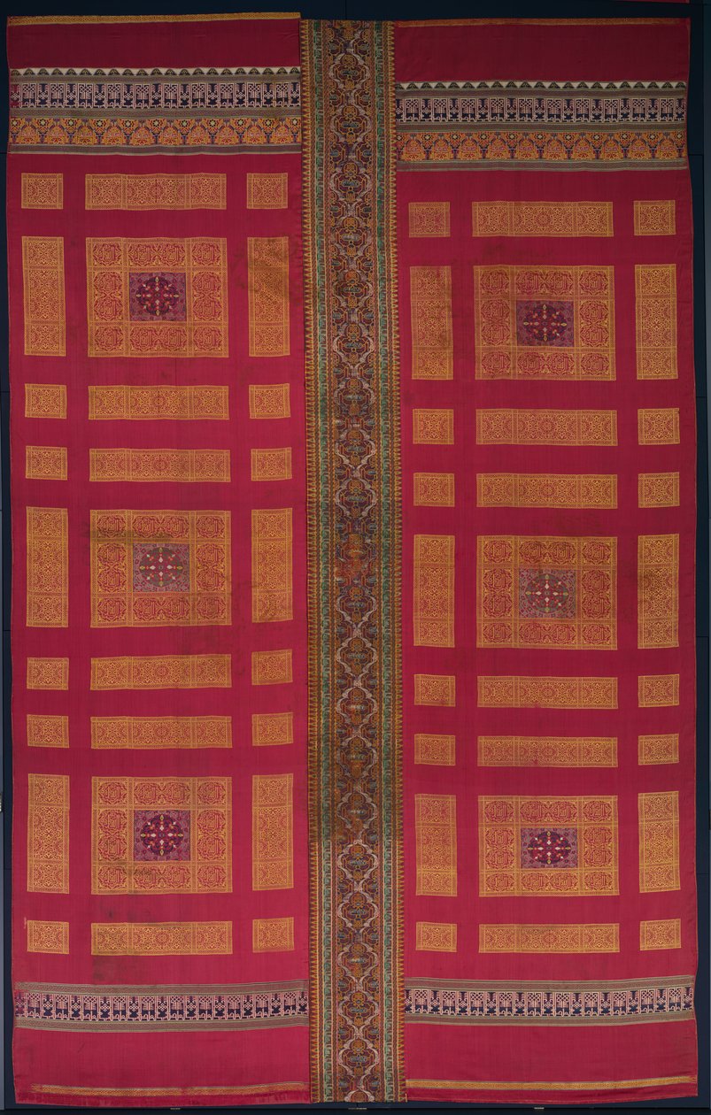 Alhambra Palace Silk Curtain by Unbekannt