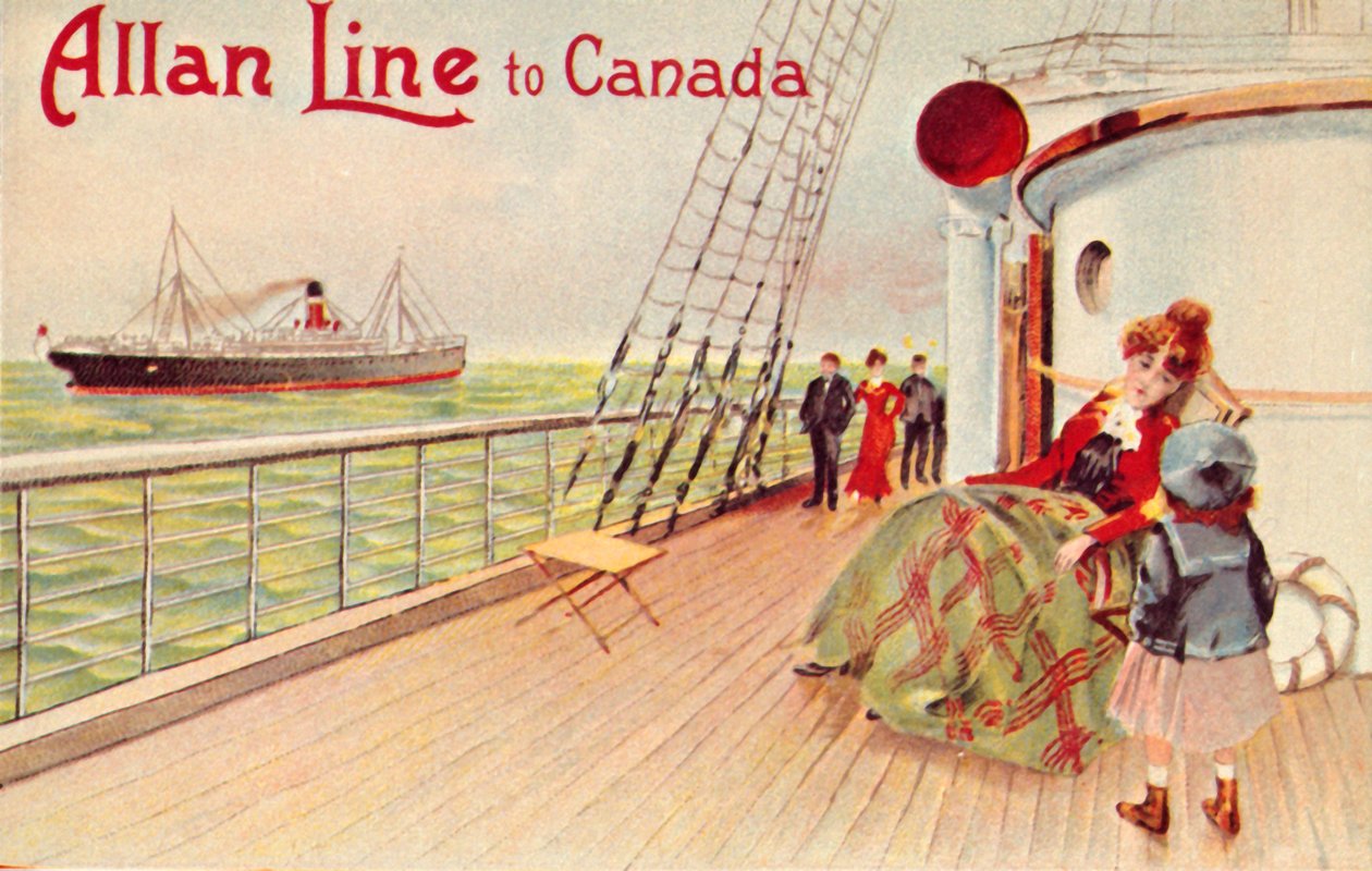 Allan Line to Canada, c. 1900 by Unbekannt