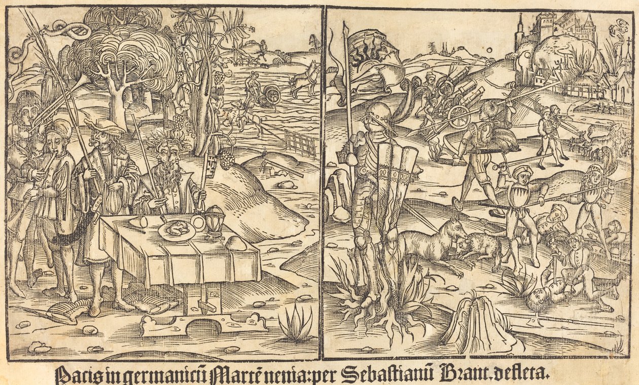 Allegory of War and Peace by Unbekannt