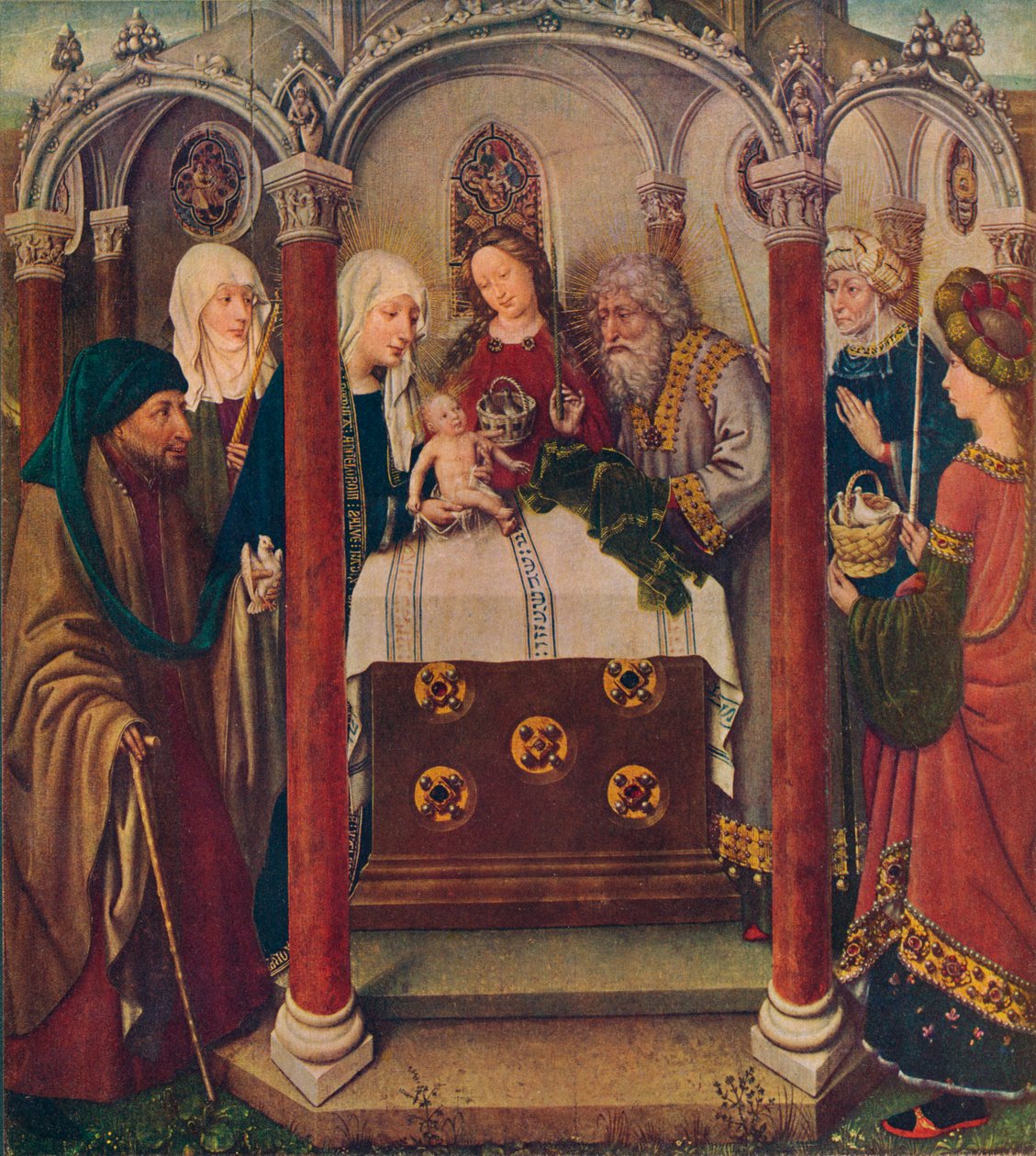 An Altar-Piece by The Maitre de Flemalle by Unbekannt