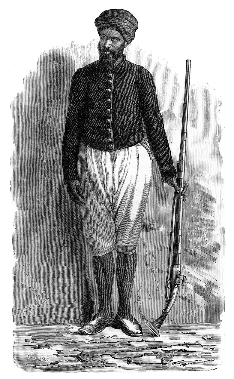 An Arab Soldier of Tunis by Unbekannt