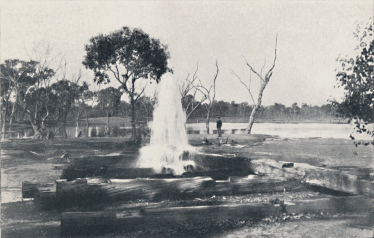 An Artesian Well by Unbekannt