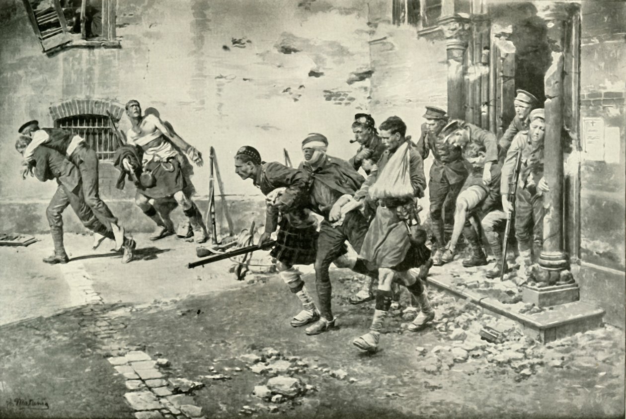 An Incident in the Retreat from Mons by Unbekannt