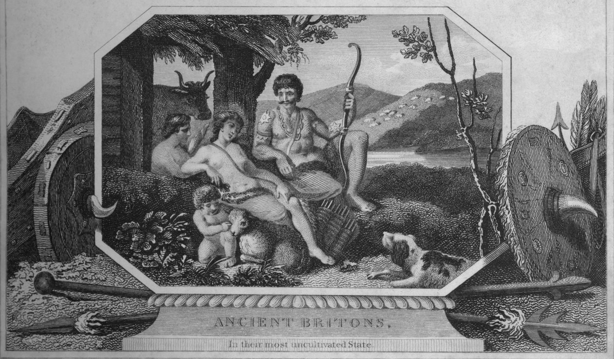 Ancient Britons, in Their Most Uncultivated State by Unbekannt