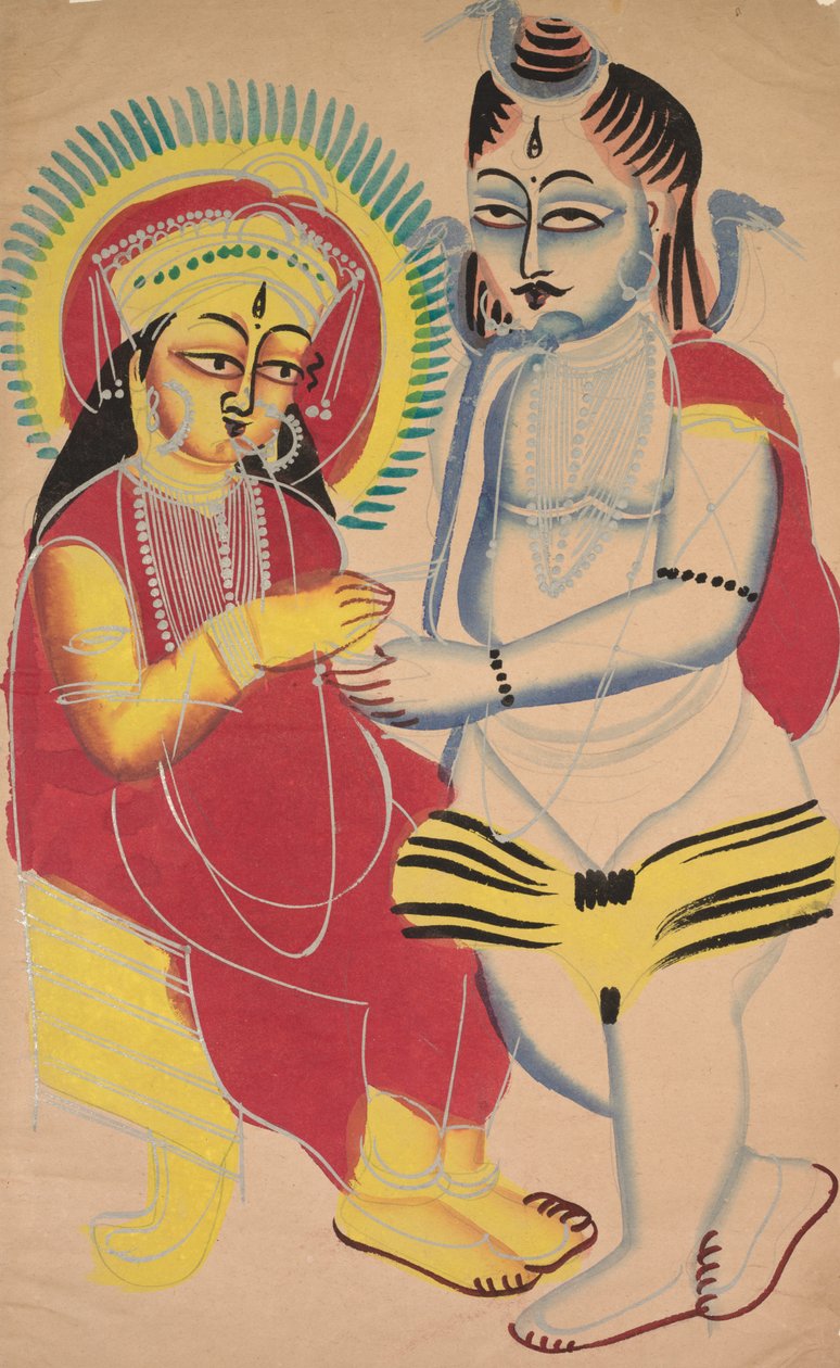 Annapurna and Shiva, 1800s by Unbekannt