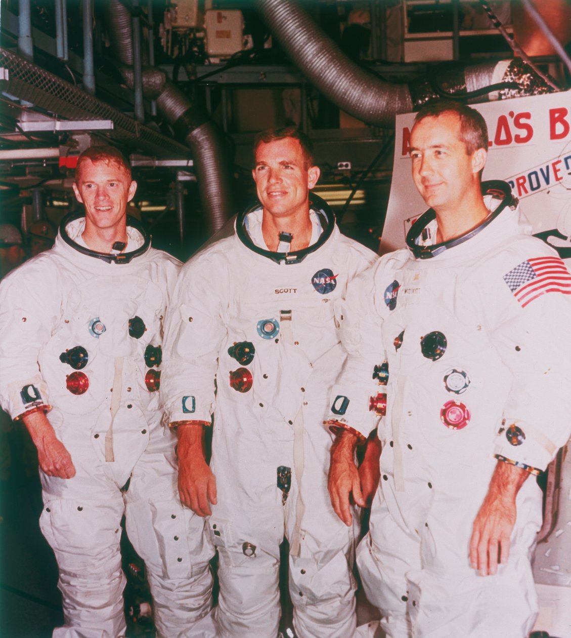 Apollo 9 Astronauts, 1968 by Unbekannt