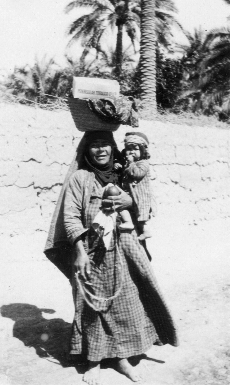 Arab Woman and Child by Unbekannt