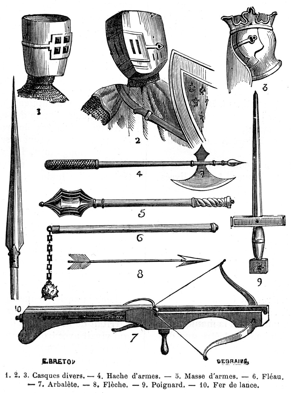 Armour and weapons of the 13th century by Unbekannt