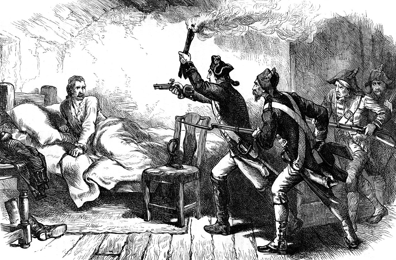 Arrest of General Richard Prescott, 1777 c1880 by Unbekannt