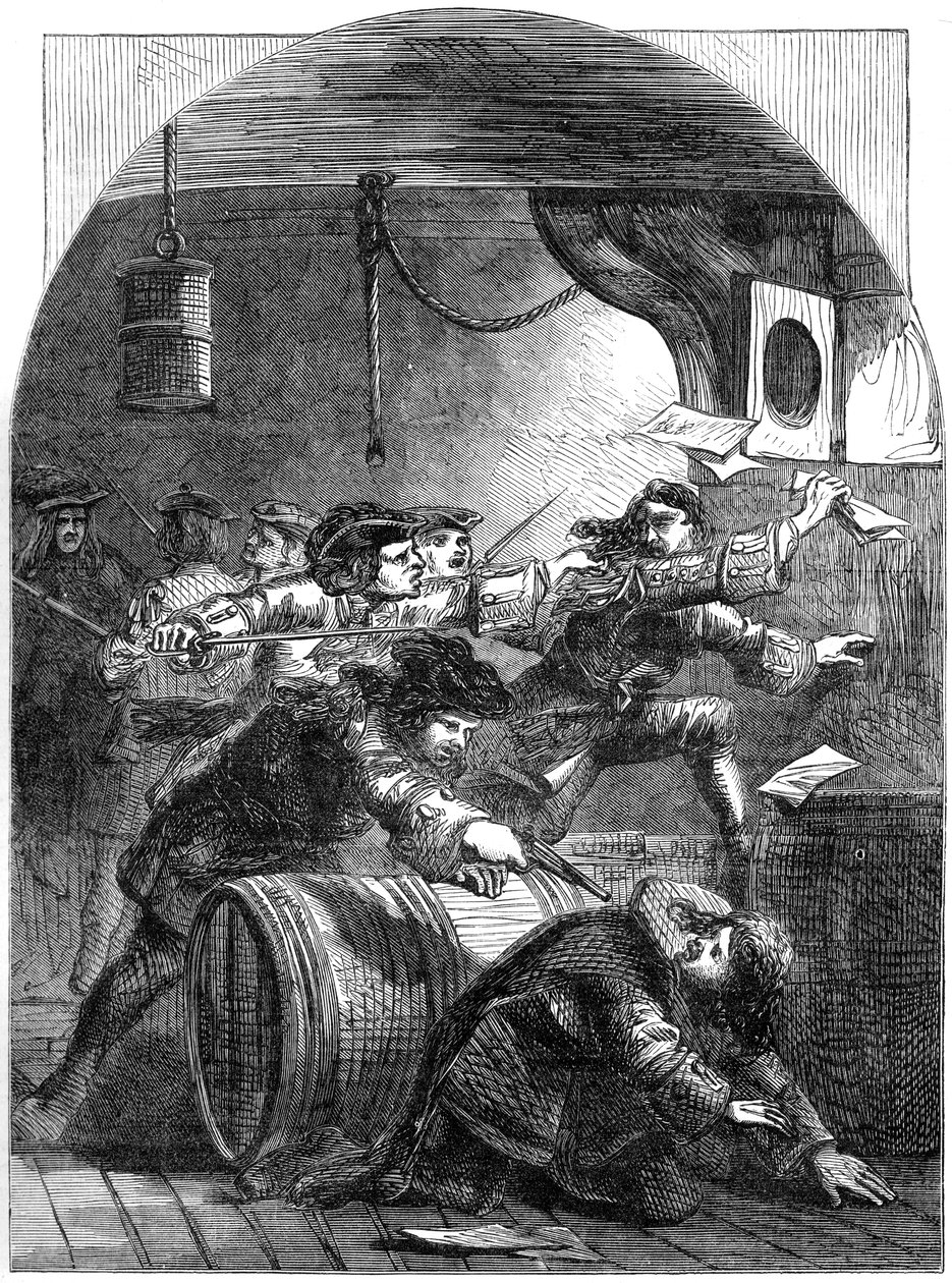 Arrest of Jacobites, 19th Century by Unbekannt