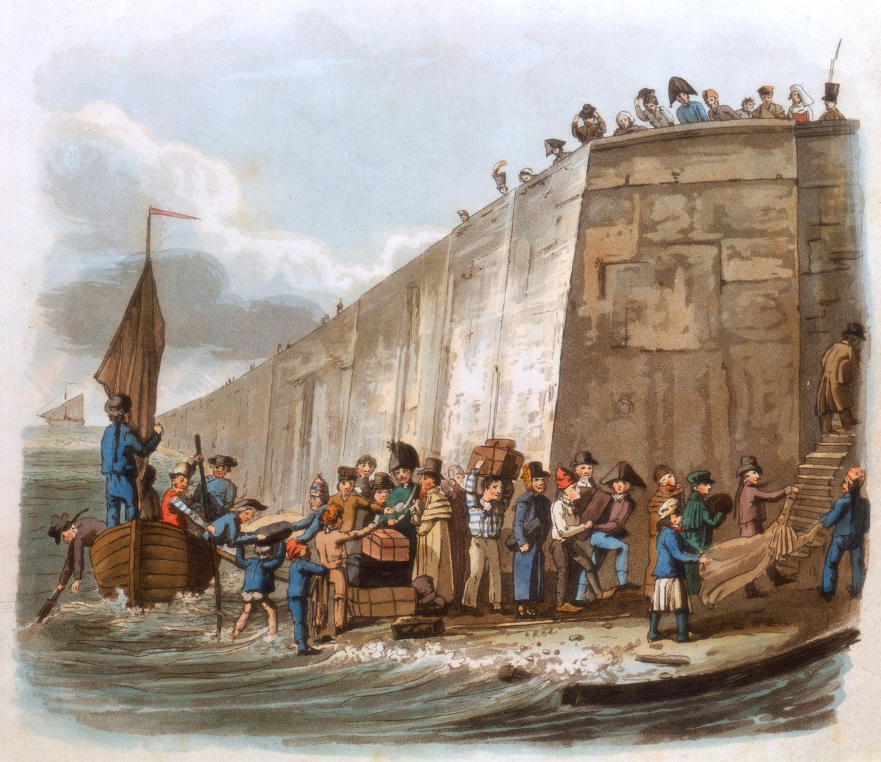 Arrival at Calais by Unbekannt