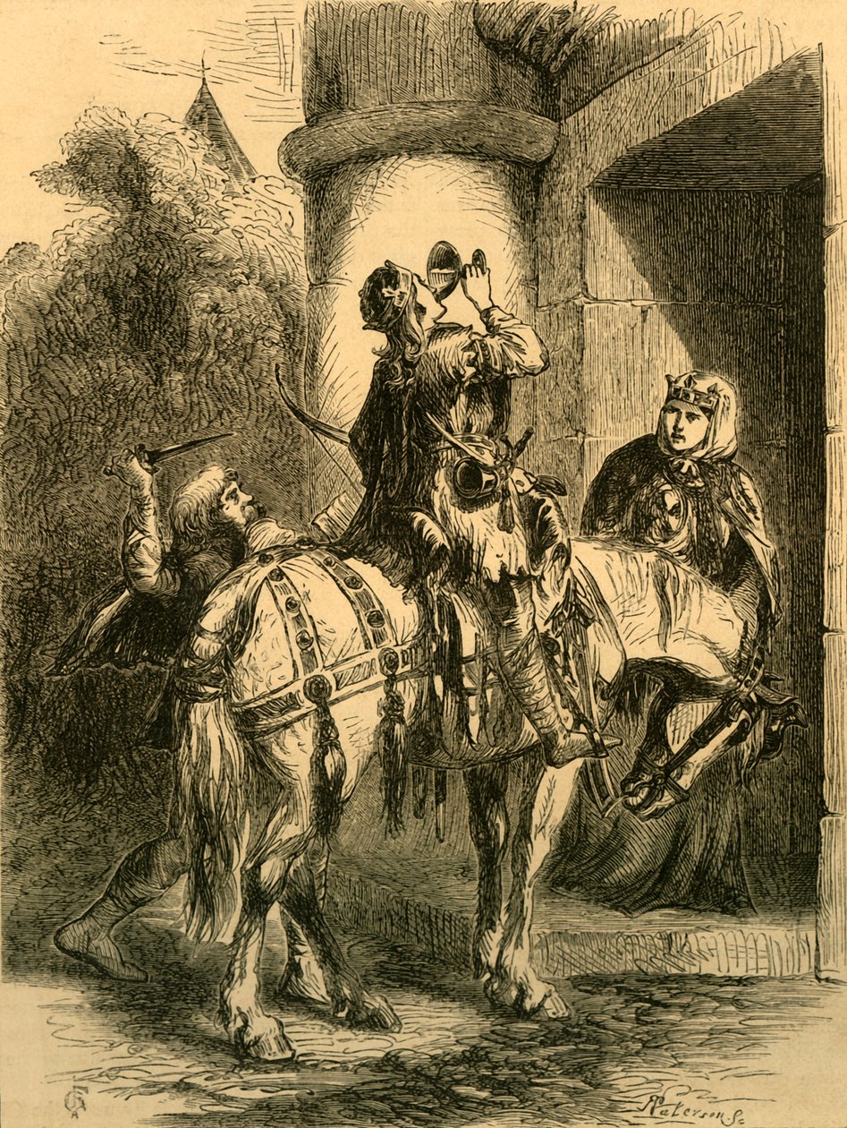 Assassination of Edward the Martyr, c1890 by Unbekannt