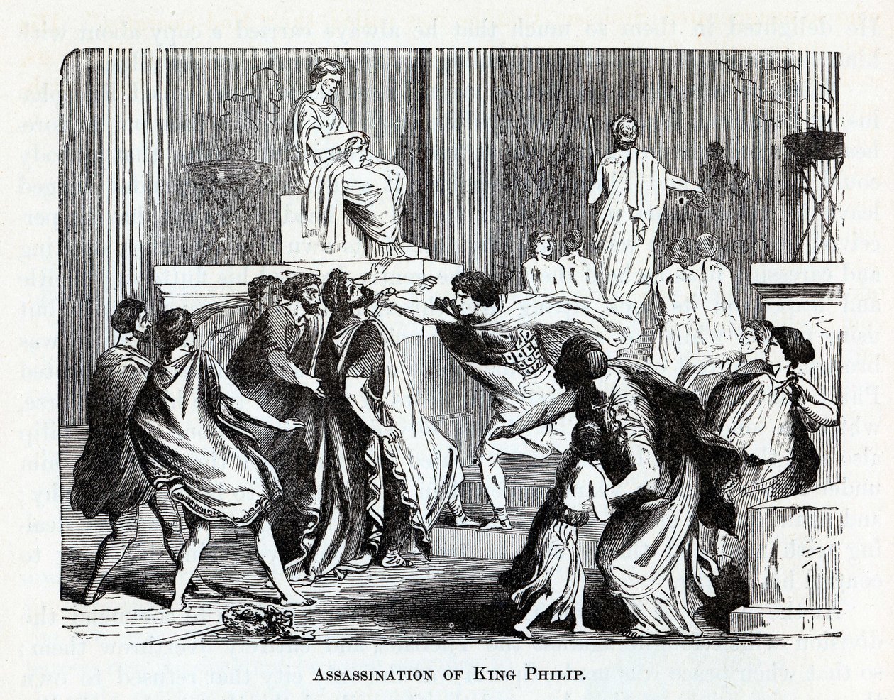 Assassination of King Philip by Unbekannt