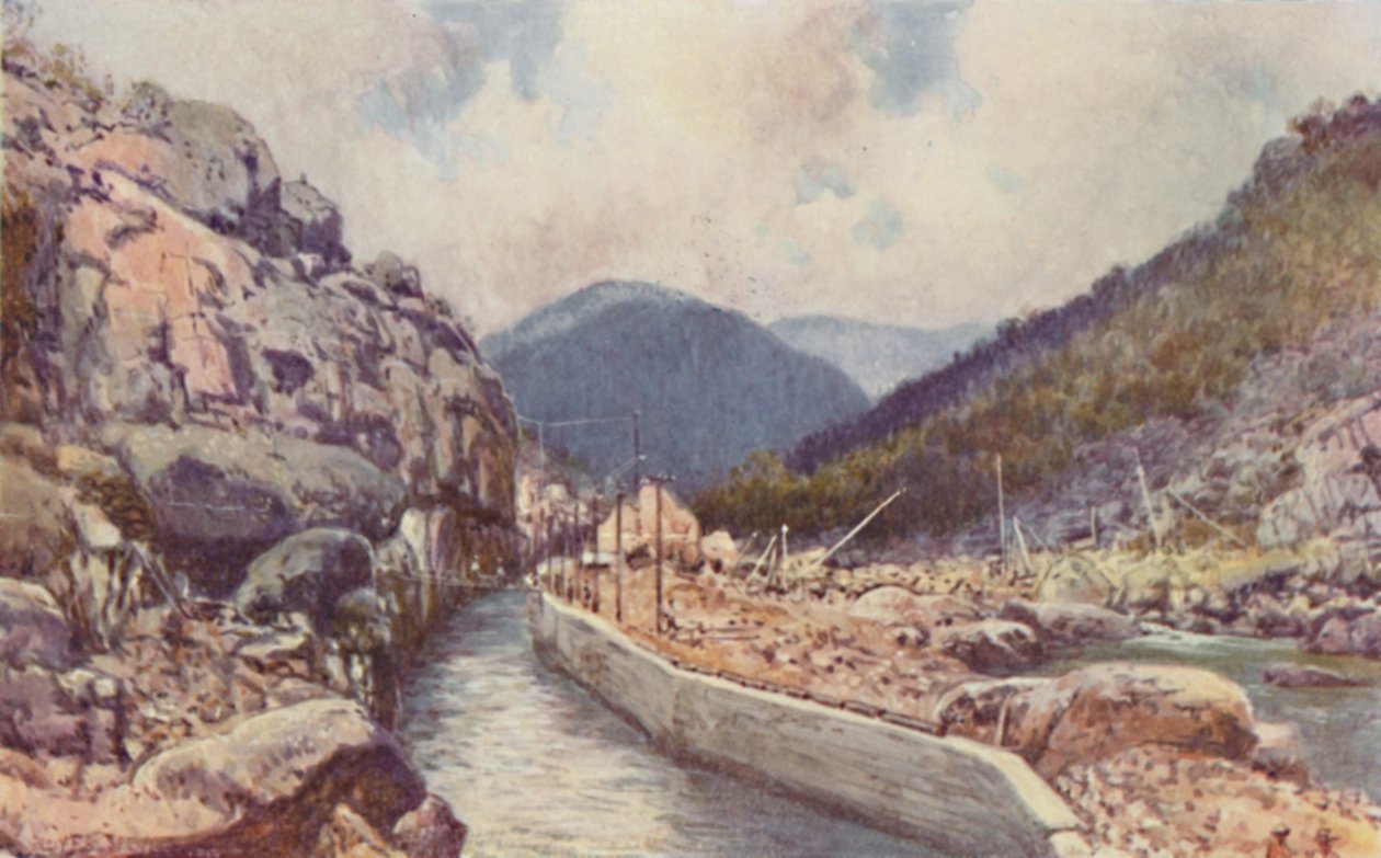 Australian Irrigation Works by Unbekannt