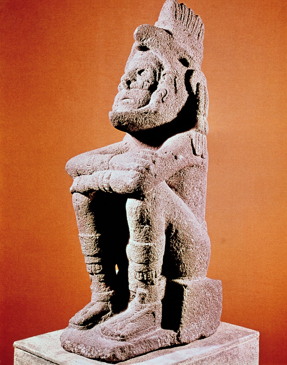 Aztec Sculpture of a Seated Male Figure, c1375-1521 by Unbekannt