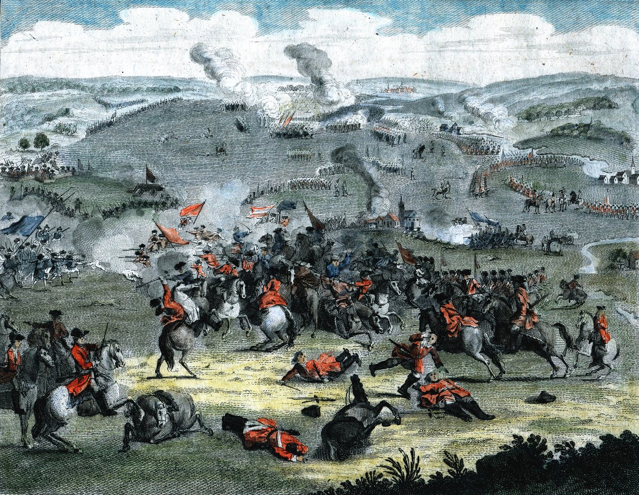 Battle of Blenheim August 1704 by Unbekannt