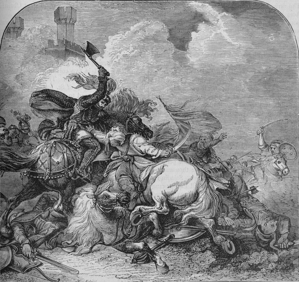 Battle of Jaffa by Unbekannt