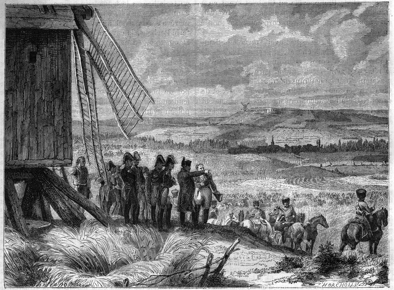 Battle of Ligny by Unbekannt