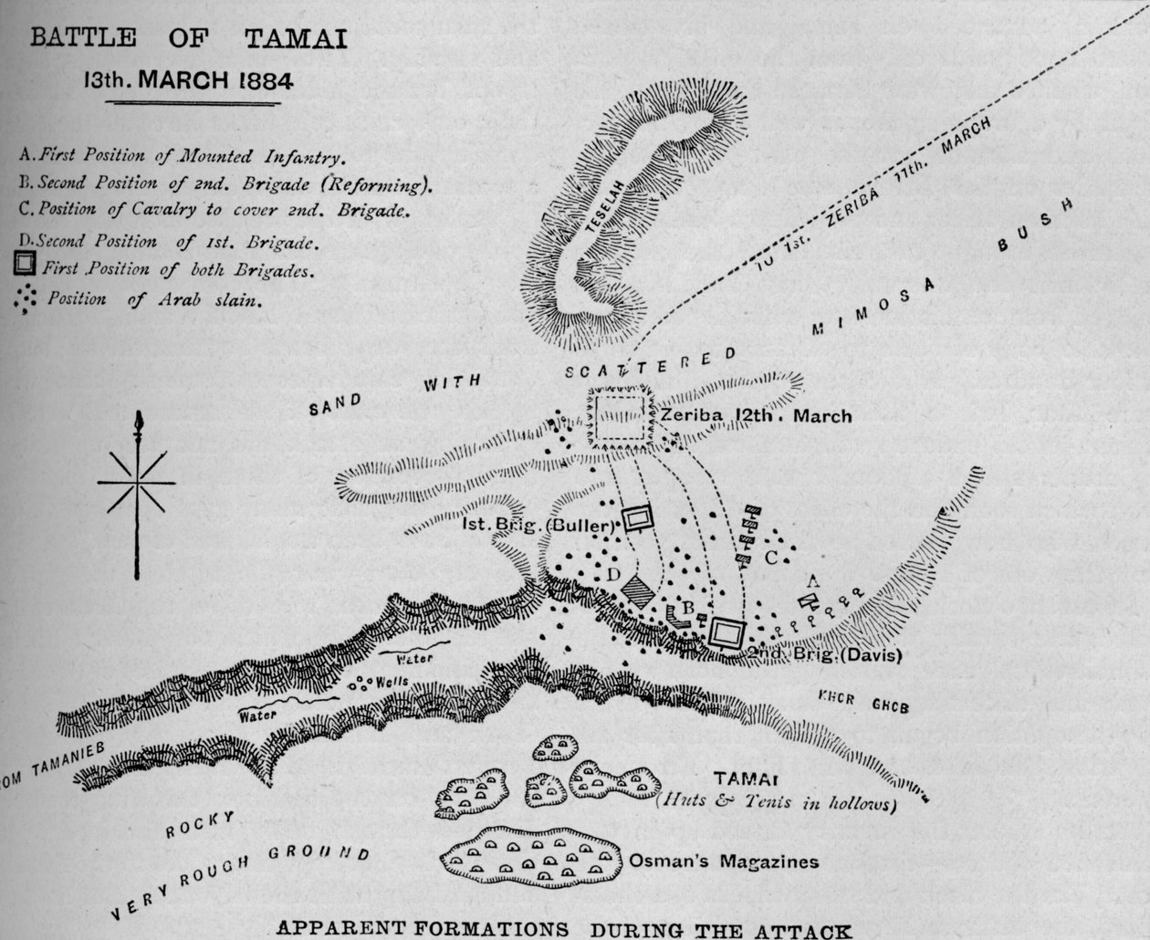 Battle of Tamai: Plan by Unbekannt