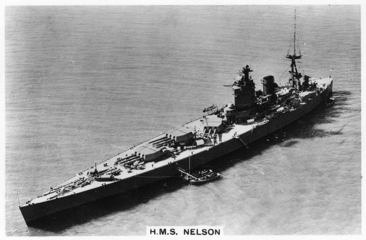 Battleship HMS Nelson by Unbekannt