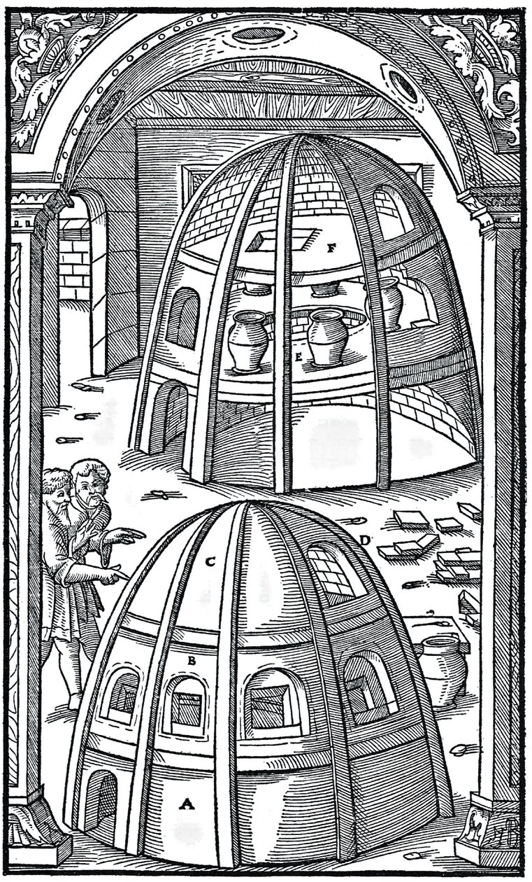 Beehive Design Furnace by Unbekannt
