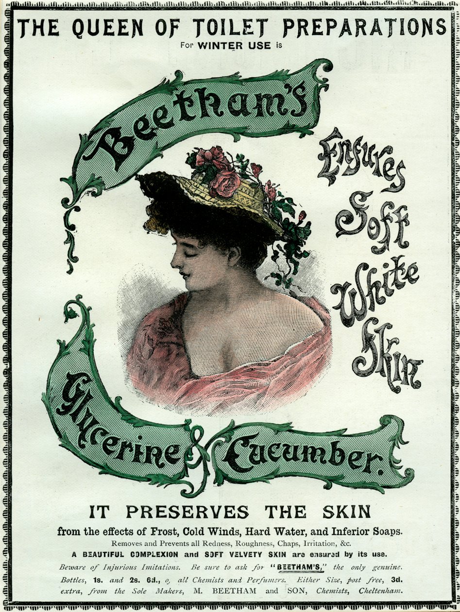 Beethams Glycerine and Cucumber Cream, 19th century by Unbekannt