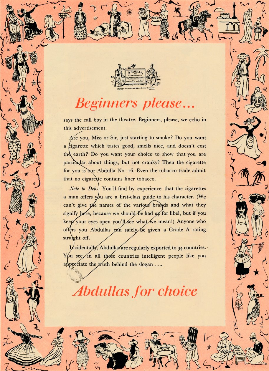 Beginners please Abdullas for choice by Unbekannt