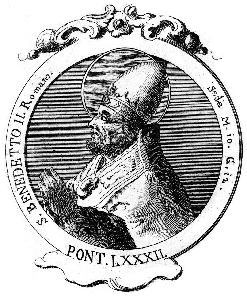 Benedict II, Pope of the Catholic Church by Unbekannt
