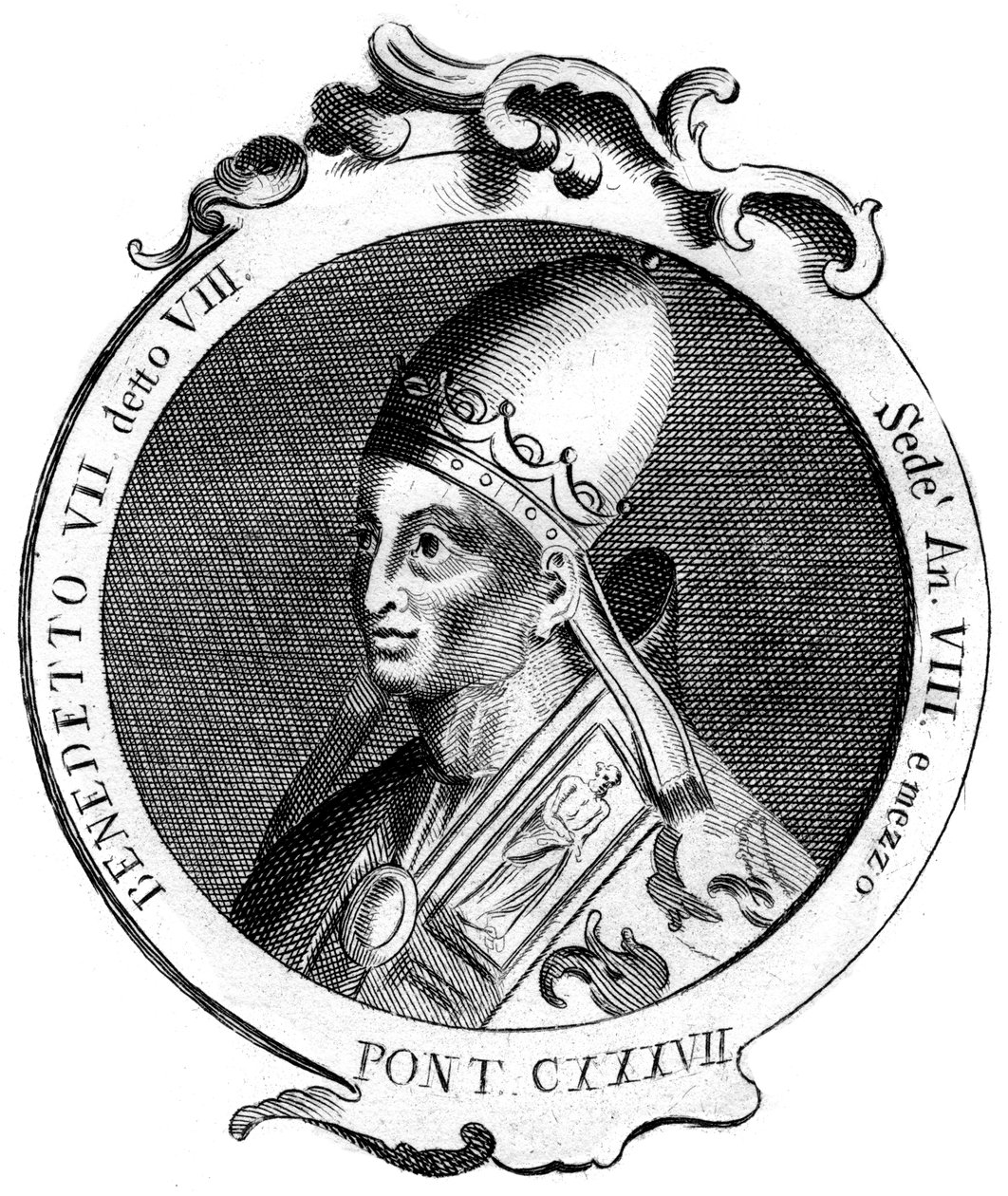 Benedict VII, Pope of the Catholic Church by Unbekannt