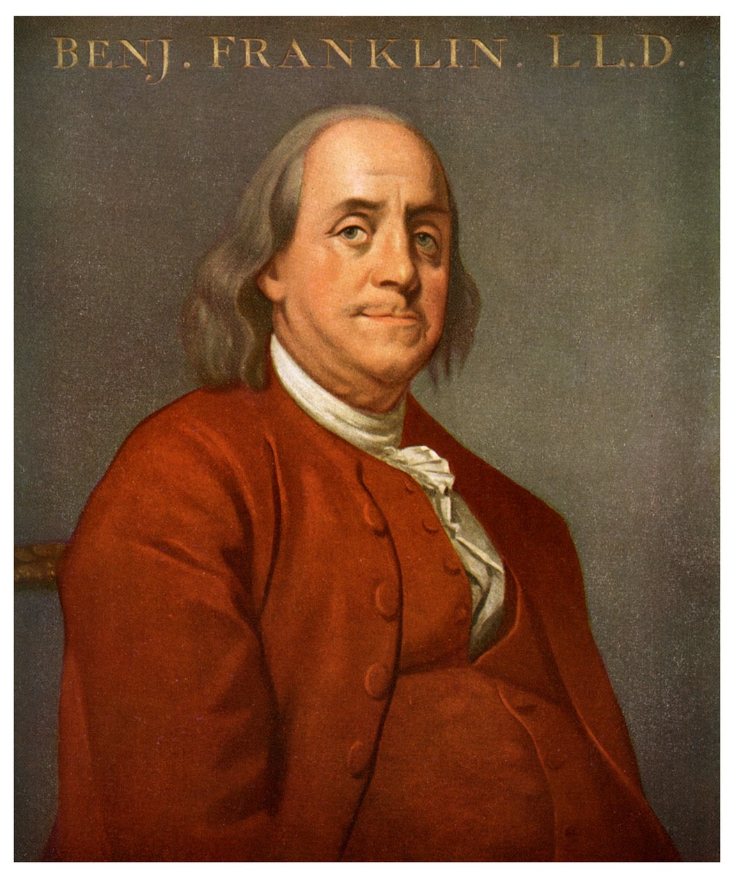 Benjamin Franklin, American Scientist and Politician by Unbekannt
