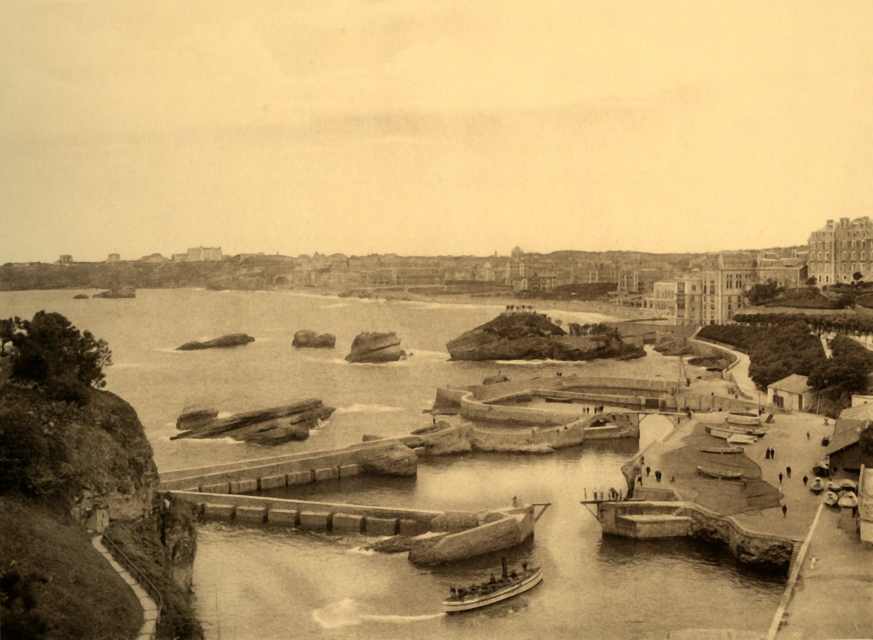 Biarritz - Le Port des Pêcheurs, c1930 by Unbekannt