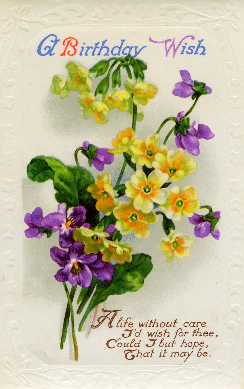 Birthday Card, c1934 by Unbekannt