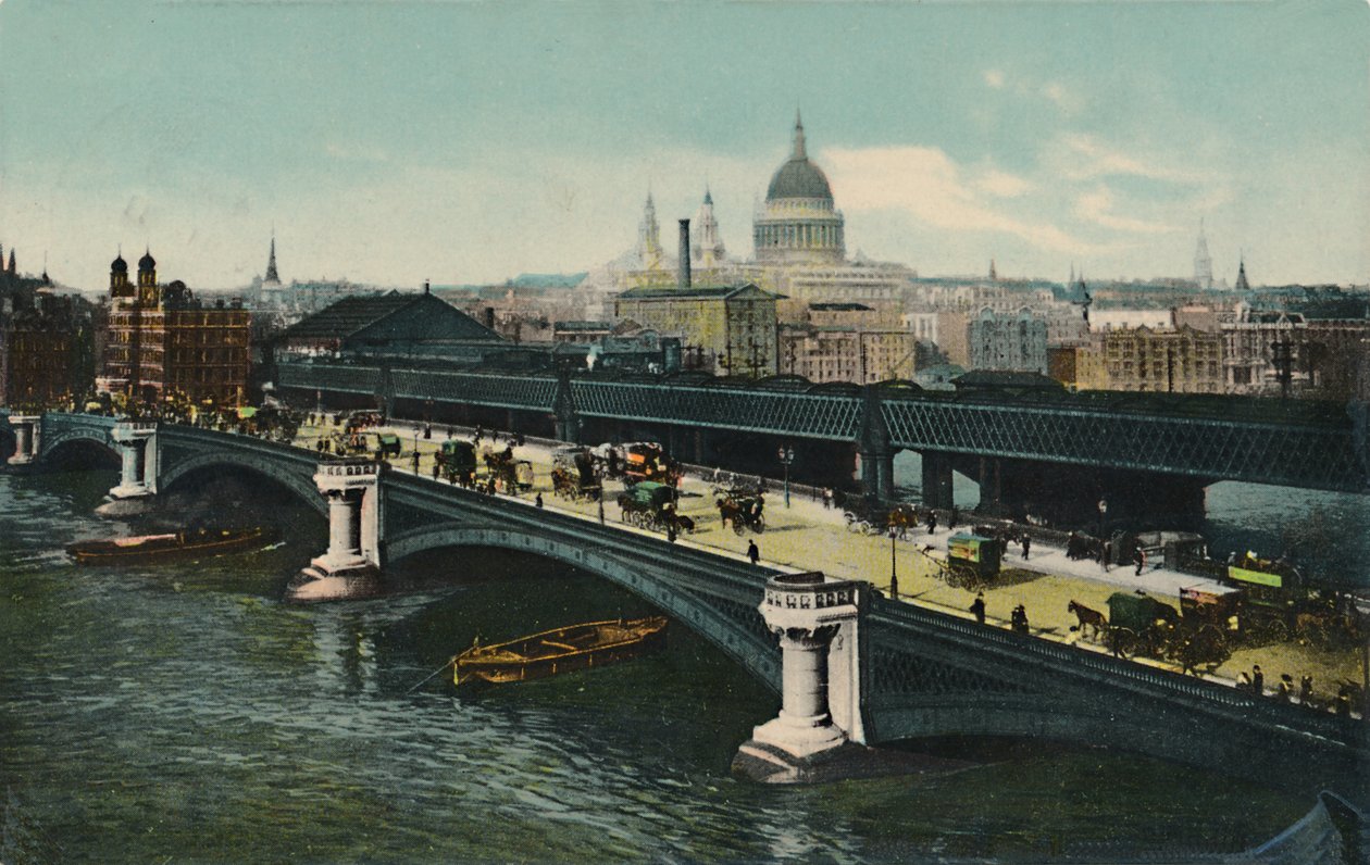 Blackfriars Bridge, London by Unbekannt